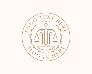 Courthouse Justice Legal logo