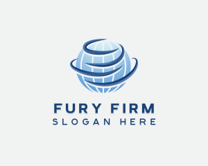 Global Firm Corporation logo design