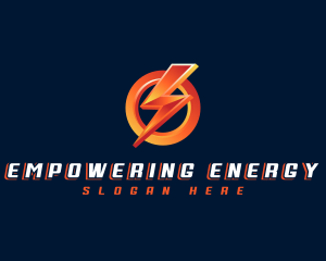 Lightning Bolt Energy logo design