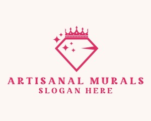 Diamond Crown Accessory logo design