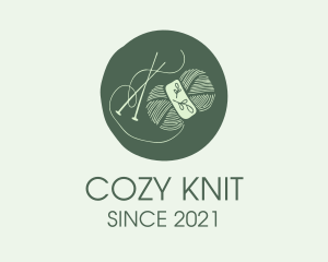 Green Yarn Crochet  logo design