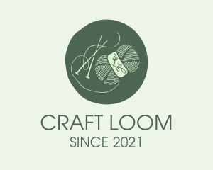 Green Yarn Crochet  logo