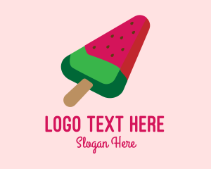 Watermelon Slice Popsicle  logo