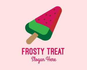 Watermelon Slice Popsicle  logo