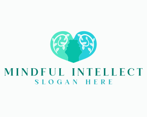 Natural Mental Heart logo design