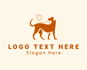 Labrador Dog Walker Leash logo