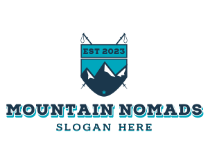 Mountain Crest Shield logo design