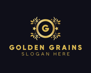 Golden Beauty Salon logo design