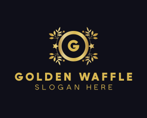 Golden Beauty Salon logo design