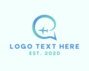 Airplane Travel Chat logo