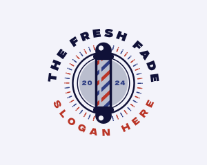 Barber Grooming Haircut logo design