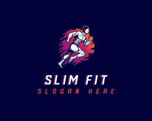 Running Sprint Fitness logo design