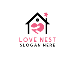 Love Care Shelter logo design