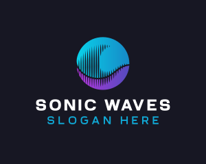 Abstract Sound Wave logo