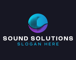 Abstract Sound Wave logo