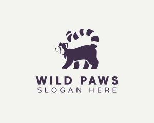 Red Panda Wild Animal logo design