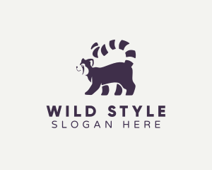 Red Panda Wild Animal logo design