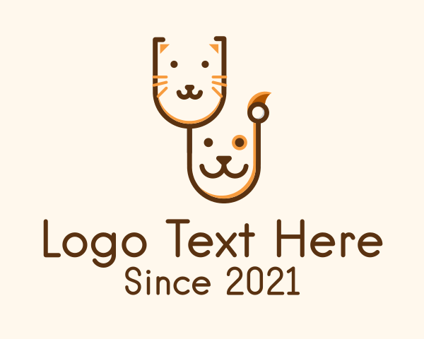 Pet Clinic logo example 1