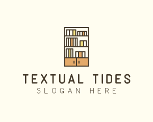 Library Bookshelf Furniture logo