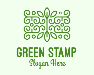 Green Plant Decoration logo design