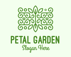 Green Plant Decoration logo design