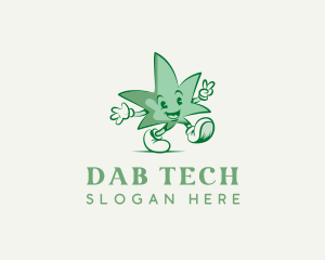 Cannabis Leaf Marijuana logo design