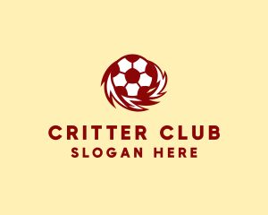 Flame Soccer Club logo design