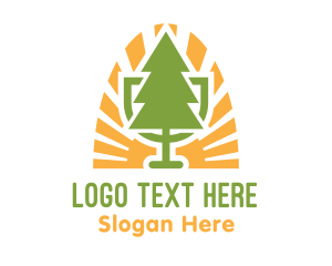 Bio Tree Emblem logo