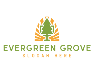 Bio Tree Emblem logo design