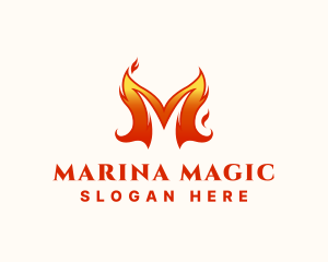 Spicy Blazing Flame  logo design