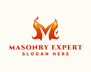 Spicy Blazing Flame  logo design