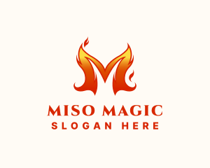 Spicy Blazing Flame  logo design