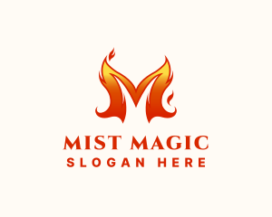 Spicy Blazing Flame  logo design