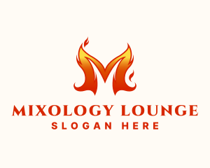 Spicy Blazing Flame  logo design