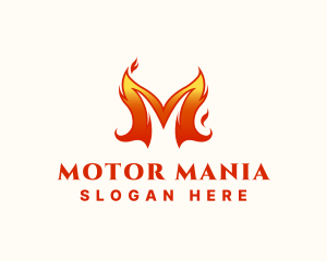 Spicy Blazing Flame  logo design