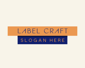 Generic Brand Label logo design