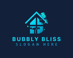 House Window Cleaning logo design