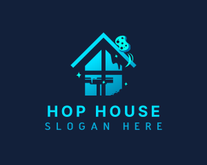 House Window Cleaning logo design