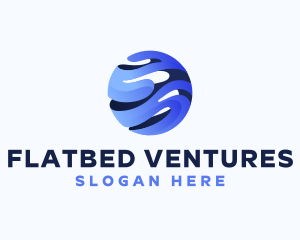 3d Globe Business logo design