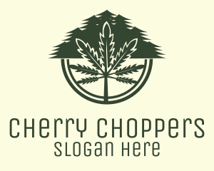 Hemp Farm Badge Logo