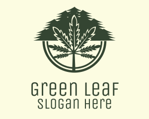 Hemp Farm Badge logo design