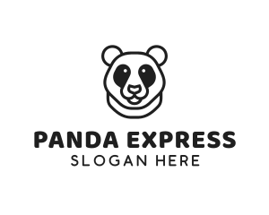 Panda Bear Animal logo