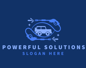 Pressure Washer Automotive logo design