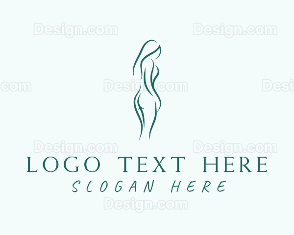 Naked Elegant Woman Logo