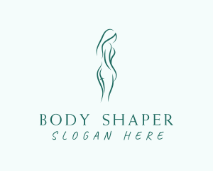 Naked Elegant Woman logo design