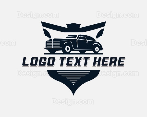 Classic Car Vehicle Logo