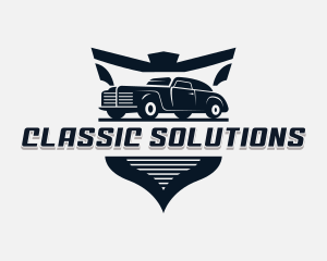 Classic Car Vehicle logo design