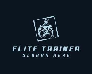 Muscle Fitness Trainer logo design