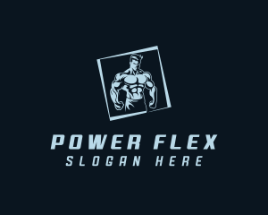 Muscle Fitness Trainer logo design