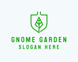 Leaf Shovel Gardening logo design